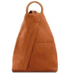 Tuscany leather - shanghai - sac � dos en cuir - cognac (tl140963)