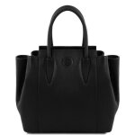Tuscany leather - tulipan - sac � main en cuir - noir (tl141727)
