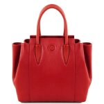 Tuscany leather - tulipan - sac � main en cuir - rouge lipstick (tl141727)