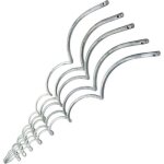 Lot 5 tuteurs spirales 18m werka pro en acier