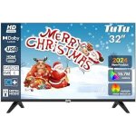 Tutu tv 32 pouces (80 cm) sans bord led hd ready t�l�viseurs avec triple tuner (dvb - c - t2 - s2) hdmi ...