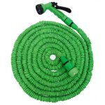 Tuyau darrosage extensible ohmg - modèle extensible - 5 m À 15 m - douchette multifonction - vert Tuyau darrosage extensible ohmg - modèle extensible - 5 m À 15 m - douchette multifonction - vert