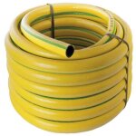 Tuyau darrosage - werkapro - renforcé antivrille - 50m - Ø15mm - jaune et vert Tuyau darrosage - werkapro - renforcé antivrille - 50m - Ø15mm - jaune et vert