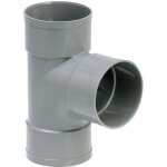 Tuyau culotte - t� �vacuation femelle femelle - girpi - d : 100 mm angle : 87�30 - pvc