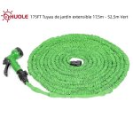 Tuyau darrosage extensible huole 175ft - vert - arrosage de jardin - diam�tre 19mm