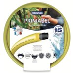 Tuyau darrosage - hozelock - tricoflex 116381 - 25m - 15mm - pvc jaune