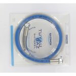 Tuyau flexible illimit� pour gaz naturel gazinox - fackelmann - 150 m - caoutchouc et m�tal - noir