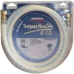 Tuyau gaz ville à visser - mistral gaz - 2 m - norme xpd 36. 103 - durée de vie 10 ans Tuyau gaz ville à visser - mistral gaz - 2 m - norme xpd 36. 103 - durée de vie 10 ans