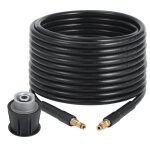 Tuyau nettoyeur haute pression 15m tuyau dboucheur canalisation flexible krcher k2 k3 k4 k5 k6 k7 connecteur ...