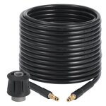 Tuyau nettoyeur haute pression 20m tuyau dboucheur canalisation flexible krcher k2 k3 k4 k5 k6 k7 connecteur ...