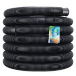 Tuyau de piscine 6m �38mm noir flexible avec manchons de s�paration tuyau pour pompe tuyau eau arrosage ...