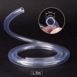 Tuyau pvc souple transparent 5 m�tres - yobon - 4x6mm - aquarium pompe � air