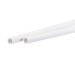 Tuyau tube sourcing map pvc rond rigide plastique 5mm dia int�rieur 7mm od 500mm blanc pour bricolage ...