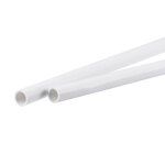 Tuyau tube sourcing map pvc rond rigide plastique 8mm id 10mm od 500mm blanc pour eau tube artisanats ...