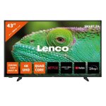 Tv led - 4353bk 43 4k smart android - lenco - Écran incurvé - wi - fi Tv led - 4353bk 43 4k smart android - lenco - Écran incurvé - wi - fi