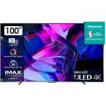 Tv qled hisense 100u7kq 254 cm 4k noir