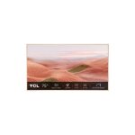 Tv qled 75 75a300w tcl nxtframe 4k uhd 190 cm blanc qled edge - led google tv 64 go