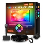 Tv rétroéclairage led bluetooth 5m banderuban led tv avec caméra lumineuse rgbic avec télécommande usb ... Tv rétroéclairage led bluetooth 5m banderuban led tv avec caméra lumineuse rgbic avec télécommande usb ...