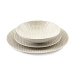 Tweed ivoire - service de vaisselle 18 pi�ces