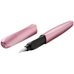 Stylo plume girly rose pelikan - twist - pte moyenne - rose - mtallique