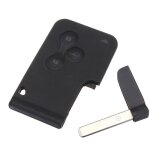U 3 boutons coque plip carte cl� t�l�commande pour renault clio megane scenic