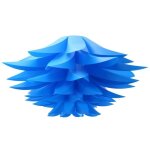 U diy lotus chandelier lustre suspension pour salon chambre dcor clairage bleu