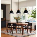 U - do 3pcs retro suspension luminaire en bois m�tallustre industrielle vintage designe simple style ...