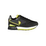 U. s. polo assn. basket sneakers sport running garon noir textile sf16698