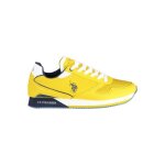 U. s. polo assn. basket sneakers sport running homme jaune textile sf11842