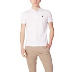 Polo homme u. s. polo assn. blanc coton - coupe regular - manches courtes - col polo Polo homme u. s. polo assn. blanc coton - coupe regular - manches courtes - col polo