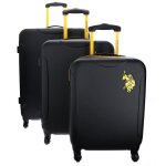 U. s. polo assn. newleader hard case trolley set cs + m + l l black [263556] - valise valise ou bagage ...
