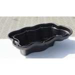Ubbink bassin préfabriqué iris s1 en hdpe - 150 l - 90 x 120 cm - profondeur : 40 cm - noir Ubbink bassin préfabriqué iris s1 en hdpe - 150 l - 90 x 120 cm - profondeur : 40 cm - noir