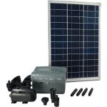 Ubbink kit solarmax 1000 et panneau solaire batterie et pompe 1351182 403740