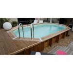 Ubbink piscine bois maldives sable 355x490x130cm