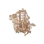 Ugears - marble circuit de billes en bois - puzzle 3d - 266 pices