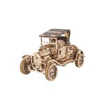 Puzzle 3d - ugears - voiture rtro ugr - t - toit escamotable - moteur 4 cylindres - 337 pices
