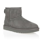 Bottes - ugg - classic mini ii - gris - tige en cuir - semelle treadlite - résistantes à leau Bottes - ugg - classic mini ii - gris - tige en cuir - semelle treadlite - résistantes à leau