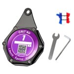 Ugozen porte vignette moto support de vignette crit air ou assurance etanche noir pour moto