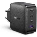Chargeur usb c - ugreen - 65w 4 ports - gan tech - compatible iphone et galaxy - charge rapide