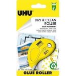 Glue roller - uhu - non permanent - 85m x 65mm - transparent - blanc