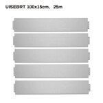 Bordure de jardin gazon en acier galvanis - uisebrt - 25m - hauteur 15cm