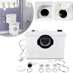 Uisebrt 700w broyeur sanitaire pour wc pompe per acqua sporca 4 in 1 pompa di scarico per doccia cuisine ...