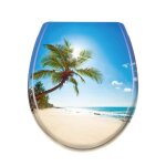 Abattant wc avec frein de chute - uisebrt - diff�rents motifs au choix - bleu