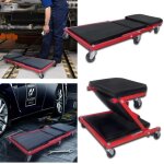 Chariot de visite mcanicien - uisebrt - pliable 2 en 1 - roulettes pivotantes 360 - charge max 150kg ...
