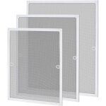 Moustiquaire - uisebrt - 120 x 140 cm - aluminium - blanc - sans per�age