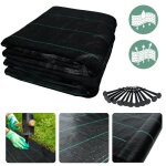 Uisebrt toile anti - mauvaises herbes 20 m� tissu anti - mauvaises herbes 100g / ? toiles de paillage ...