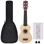 Ukull soprano - omabeta - i20204 - bois clair - 21 pouces - sac inclus