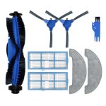 Accessoires robot aspirateur - sodial - ultenic d5 series - brosse lat�rale - filtre hepa - mop rag