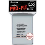 Pochettes pro - fit transparentes pour cartes - ultra pro - 100 pochettes