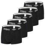 Umbro boxer homme caleon homme - noir (lot de 5)